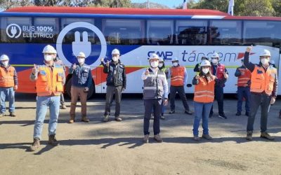 Una firma minera chilena implementa buses 100% eléctricos buscando confort y competitividad