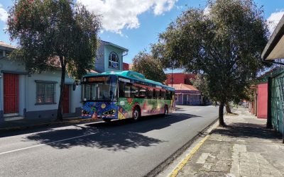 Comienza la segunda etapa del piloto de buses eléctricos en Costa Rica
