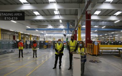 Amazon desembarca en Valladolid con más de 100 cargadores y 45 furgonetas eléctricas