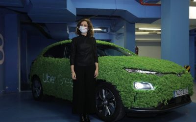 Ya es posible viajar en coche eléctrico en Madrid con Uber Green