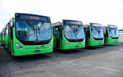 Los primeros 22 buses eléctricos entrarían en circulación este año en RD según el INTRANT