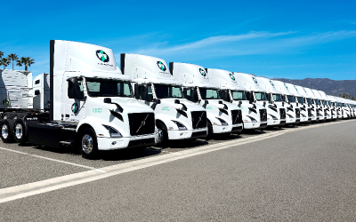 Empresa de logística marca récord de pedidos para Volvo Trucks con 110 camiones eléctricos