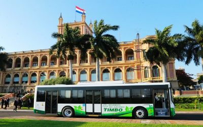 Paraguay ya prepara pilotos de buses y taxis eléctricos