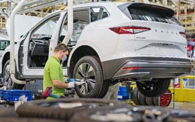 Superados los “cuellos de botella” Škoda Auto reanuda la producción de su vehículo eléctrico