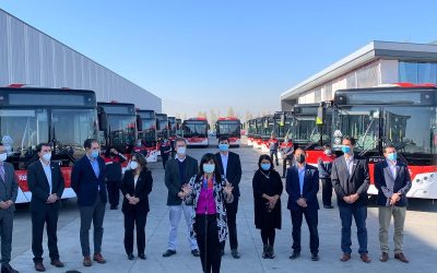 Good sign: new minister Muñoz delivers first 70 electric buses