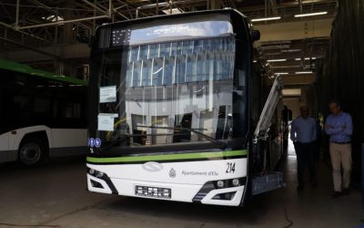 Última etapa: En septiembre operarán 17 nuevos autobuses híbridos de Solaris en Elche