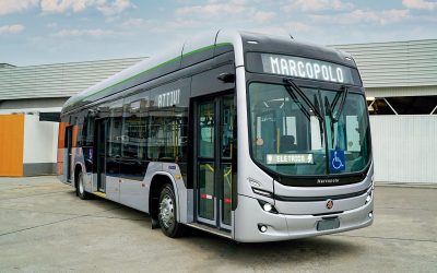 Marcopolo apuesta por el primer bus de la marca 100% eléctrico y con chasis proprio