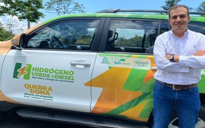 Ya circula el primer vehículo “dualizado” de hidrógeno verde y diésel de Colombia