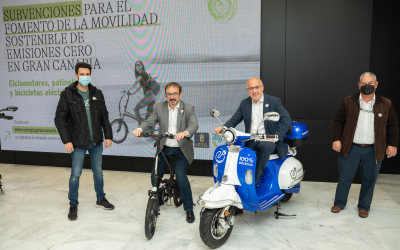 Gran Canarias lanza ayudas de hasta €1.000 para bicis, ciclomotores y patinetes eléctricos