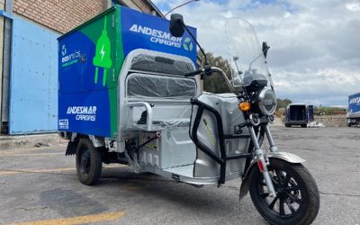 Andesmar presenta su flota de vehículos eléctricos para traslado de pasajeros y carga