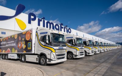 Grupo Primafrio incorpora las primeras 15 tractoras eléctricas de Volvo