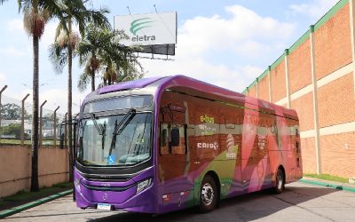 Brasileña Eletra lanza primero de cinco buses eléctricos: “Nuestro objetivo es posicionarnos”