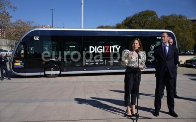 Prueban autobús de conducción autónoma en Zaragoza con el proyecto Digizity