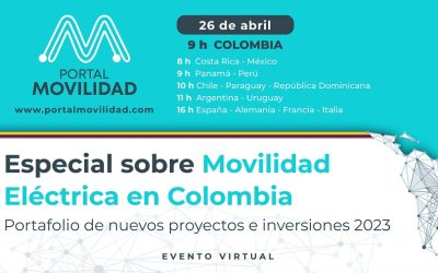 Electromovilidad en Colombia, el eje del próximo evento virtual de Portal Movilidad